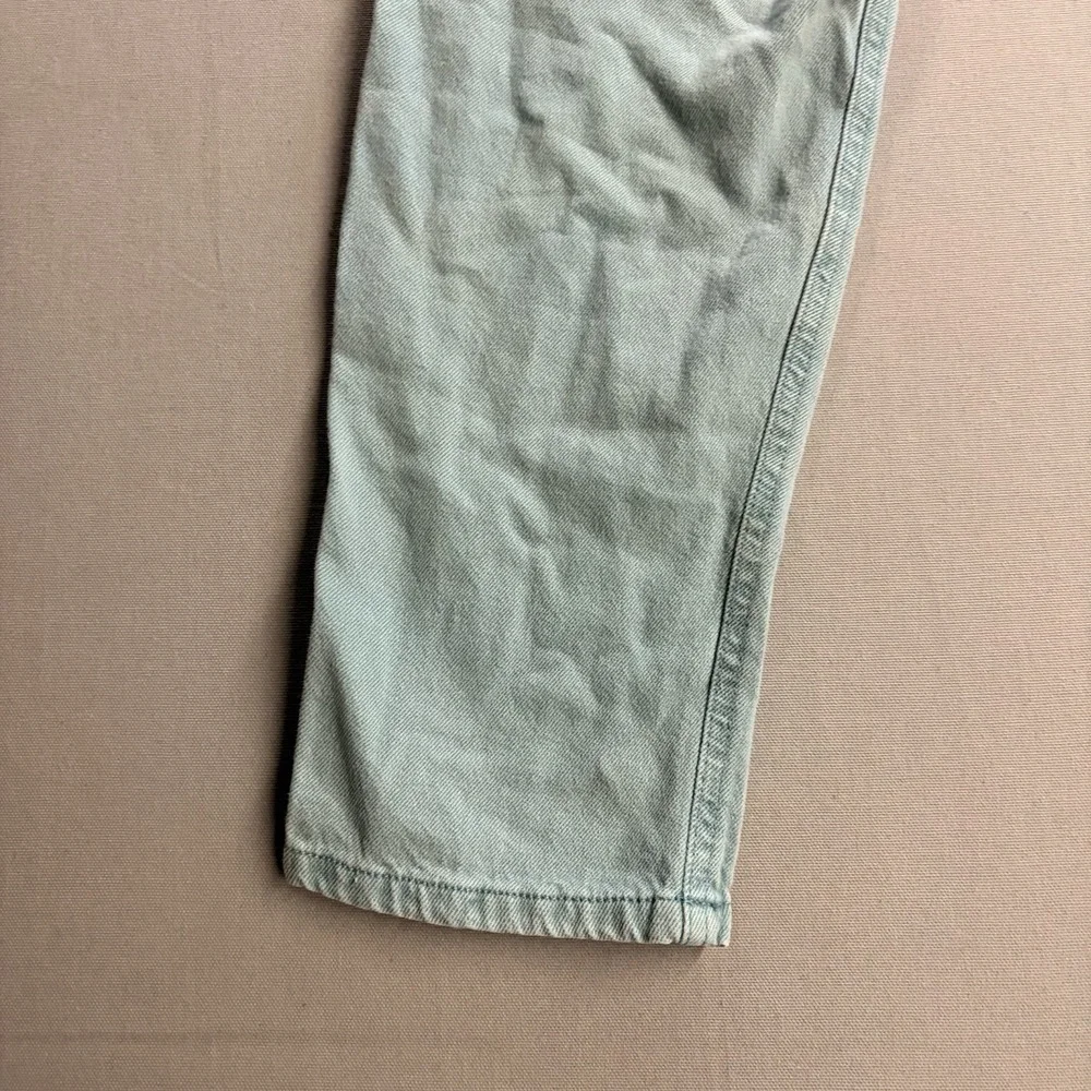 Forever 21 Women’s Small Light Wash Jeans Elastic Waist High Rise Denim